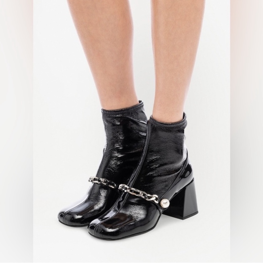 Miu Miu Stretch Technical Naplack Boot